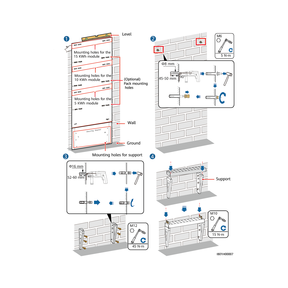 Huawei LUNA2000 - Soporte de pared - Image 2