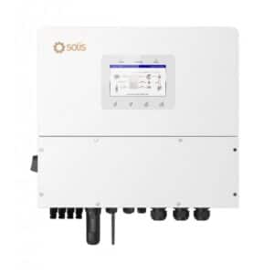 Inversor híbrido trifásico Solis S6 20 kW con CC - 4 MPPT para baterías de AT (WIFI/LAN)