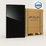 JA Solar Tipo-N 450 W - Doble cristal bifacial - Todo negro (marco negro)