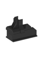 Esdec | ClickFit EVO | Tapa final del raíl de montaje - negro