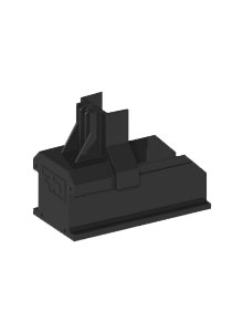 Esdec | ClickFit EVO | Tapa final del raíl de montaje - negro