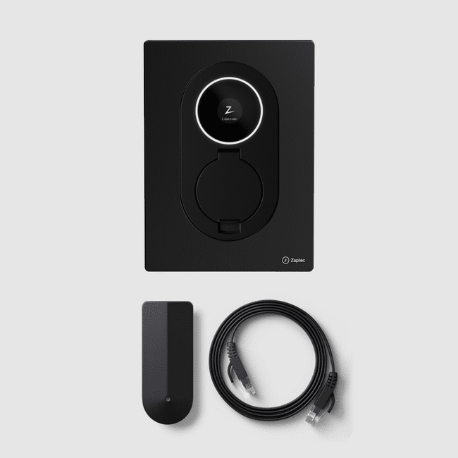 Zaptec | GO 2 | 22 kW | Negro asfalto | Incluye Tibber Pulse
