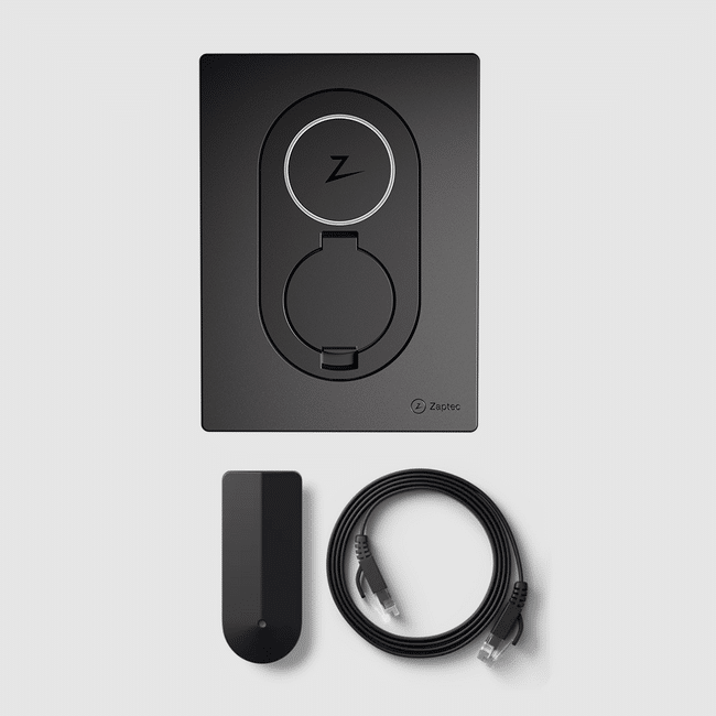 Zaptec | GO | 22 kW | Negro asfalto | Incluye Tibber Pulse